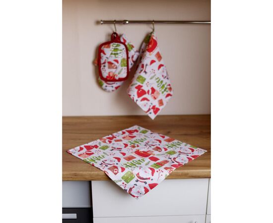 Салфетка на стол Прованс Санта на белом 40х40 см (035752), изображение 7 Салфетка на стол Прованс Санта на белом 40х40 см (035752), изображение 7