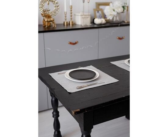 Салфетка на стол Прованс Жемчужина Silver 40х40 см (037584), изображение 5