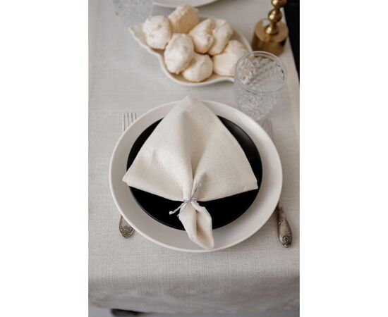 Салфетка на стол Прованс Жемчужина White 40х40 см (037588), изображение 7 Салфетка на стол Прованс Жемчужина White 40х40 см (037588), изображение 7