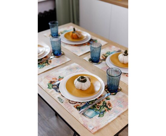 Салфетка на стол Прованс гобеленовая Тыквенные гномы 30х50 см (036238), изображение 3 Салфетка на стол Прованс гобеленовая Тыквенные гномы 30х50 см (036238), изображение 3