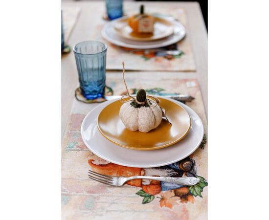 Салфетка на стол Прованс гобеленовая Тыквенные гномы 30х50 см (036238), изображение 5 Салфетка на стол Прованс гобеленовая Тыквенные гномы 30х50 см (036238), изображение 5