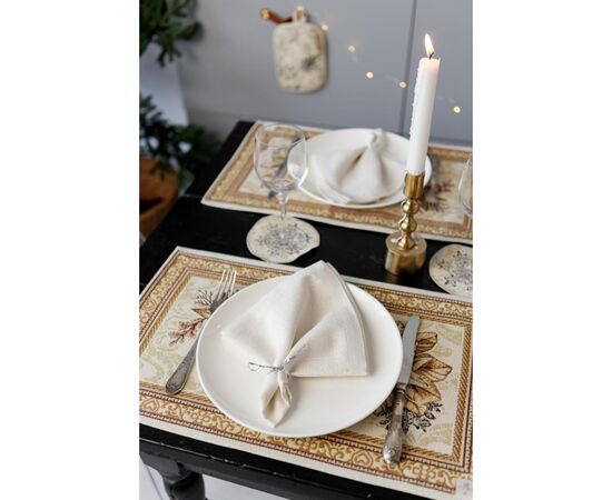 Салфетка на стол Прованс гобеленовая Золотой праздник 30х50 см (036311), изображение 8 Салфетка на стол Прованс гобеленовая Золотой праздник 30х50 см (036311), изображение 8