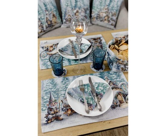 Салфетка на стол Прованс гобеленовая Сказочные гномы 30х50 см (038427), изображение 4 Салфетка на стол Прованс гобеленовая Сказочные гномы 30х50 см (038427), изображение 4