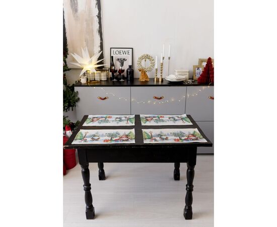 Салфетка на стол Прованс гобеленовая Рождественский костер 30х50 см (036427), изображение 6 Салфетка на стол Прованс гобеленовая Рождественский костер 30х50 см (036427), изображение 6