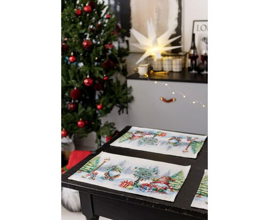 Салфетка на стол Прованс гобеленовая Рождественский костер 30х50 см (036427), изображение 7 Салфетка на стол Прованс гобеленовая Рождественский костер 30х50 см (036427), изображение 7