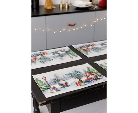 Салфетка на стол Прованс гобеленовая Рождественский костер 30х50 см (036427), изображение 8 Салфетка на стол Прованс гобеленовая Рождественский костер 30х50 см (036427), изображение 8