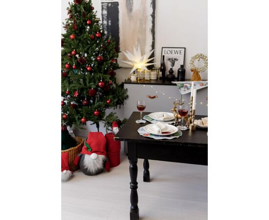 Салфетка на стол Прованс гобеленовая Рождественский костер D 35 см (036429), изображение 8 Салфетка на стол Прованс гобеленовая Рождественский костер D 35 см (036429), изображение 8