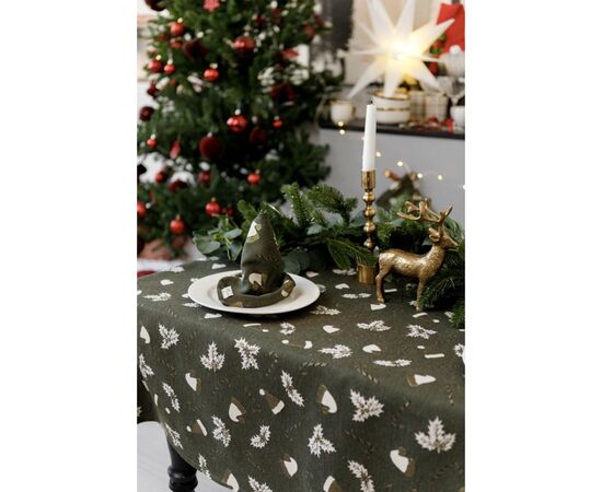 Скатерть Прованс Шапочки на зеленом 136х180 см (036858), изображение 10 Скатерть Прованс Шапочки на зеленом 136х180 см (036858), изображение 10