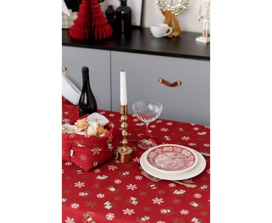 Скатерть Прованс Колокольчики на красном 136х220 см (036864), изображение 6 Скатерть Прованс Колокольчики на красном 136х220 см (036864), изображение 6