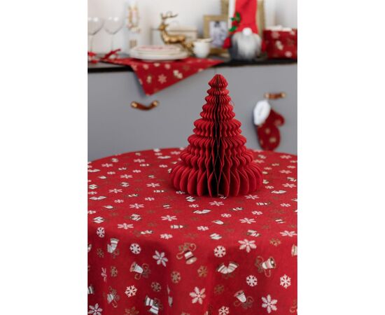 Скатерть Прованс Колокольчики на красном Dх136 см (036868), изображение 3 Скатерть Прованс Колокольчики на красном Dх136 см (036868), изображение 3