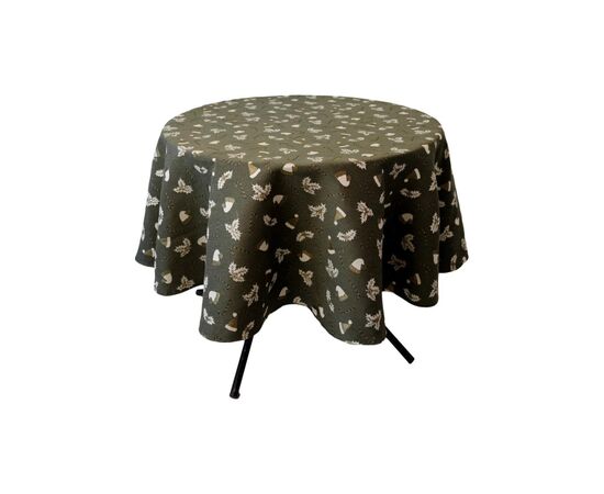 Скатерть Прованс Шапочки на зеленом Dх136 см (036866), изображение 10 Скатерть Прованс Шапочки на зеленом Dх136 см (036866), изображение 10