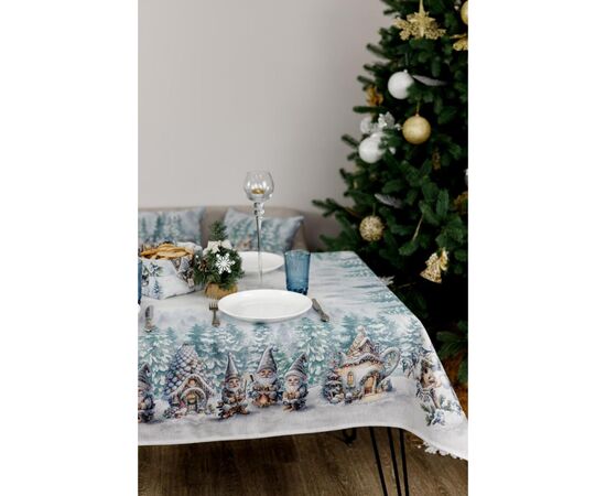 Скатерть Прованс гобеленовая Сказочные гномы 135х260 см (038451), изображение 12