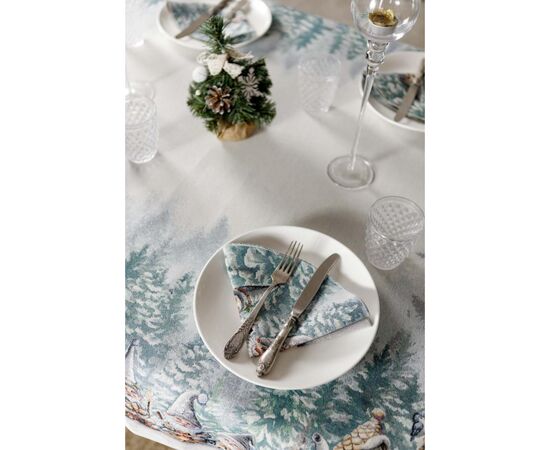 Скатерть Прованс гобеленовая Сказочные гномы овал 135х180 см (038461), изображение 5 Скатерть Прованс гобеленовая Сказочные гномы овал 135х180 см (038461), изображение 5