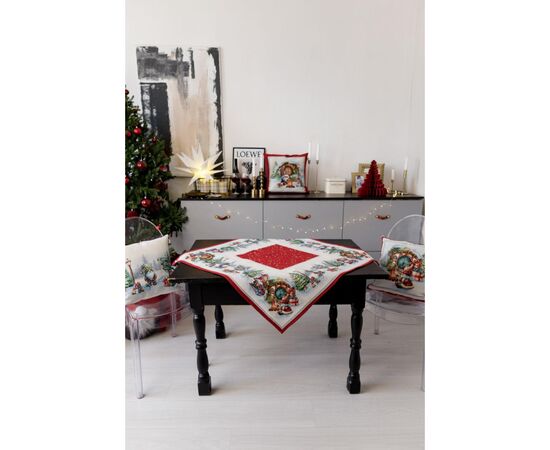 Скатерть Прованс гобеленовая Рождественский костер 135х140 см (037398), изображение 9 Скатерть Прованс гобеленовая Рождественский костер 135х140 см (037398), изображение 9