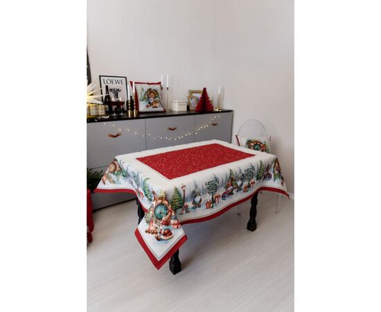 Скатерть Прованс гобеленовая Рождественский костер 135х220 см (037402), изображение 8 Скатерть Прованс гобеленовая Рождественский костер 135х220 см (037402), изображение 8