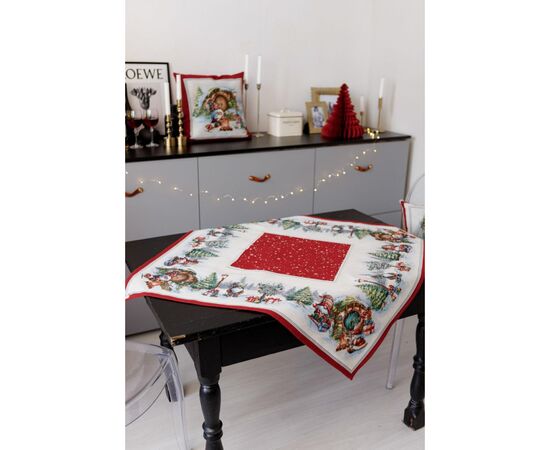 Скатерть Прованс гобеленовая Рождественский костер 135х260 см (037404), изображение 10 Скатерть Прованс гобеленовая Рождественский костер 135х260 см (037404), изображение 10