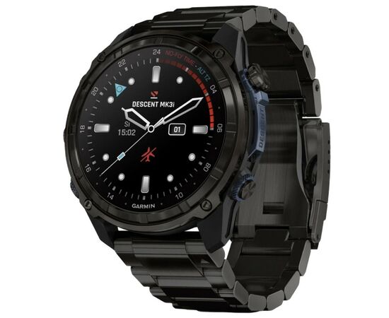 Смарт-годинник Garmin Descent Mk3i, 51mm, Crbn Gry DLC Ti/Ti, Dive Computer, GPS дайвінг комп'ютер (010-02752-14)