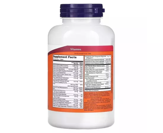 Мультивітамін Now Foods Супер Мультивітаміни для Чоловіків, Adam, Superior Men's Multi, 120 таб (NOW-03876), зображення 2 Мультивітамін Now Foods Супер Мультивітаміни для Чоловіків, Adam, Superior Men's Multi, 120 таб (NOW-03876), зображення 2