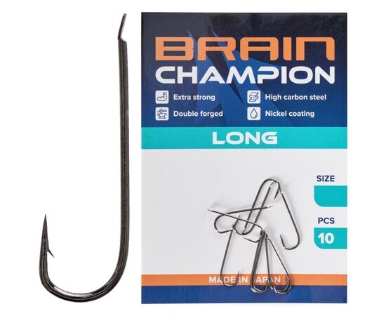Крючок Brain Champion Long 6 (10 шт/уп) (1858.54.65)