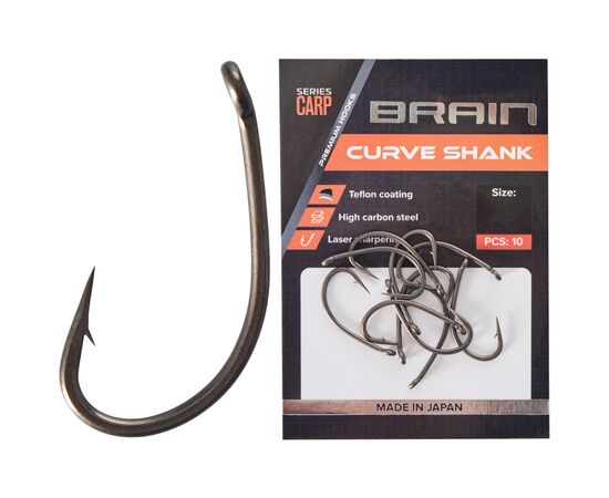 Крючок Brain Curve Shank 4 (10 шт/уп) (1858.80.14)