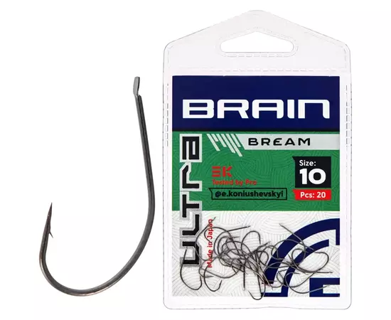 Гачок Brain Ultra Bream 10 (20шт/уп) (1858.52.59)
