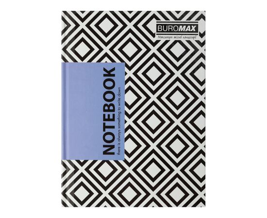 Блокнот Buromax Insolito А5 96 листов в клетку с твердой обложкой синий (BM.24511102-02)