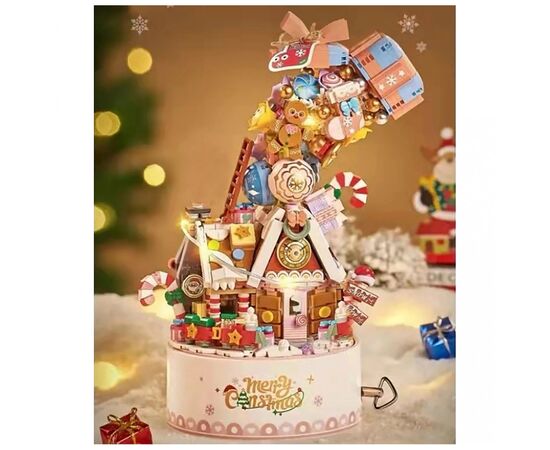 Конструктор LOZ mini Рождественская музыкальная шкатулка без фігурок без фигурок (1957), изображение 2 Конструктор LOZ mini Рождественская музыкальная шкатулка без фігурок без фигурок (1957), изображение 2