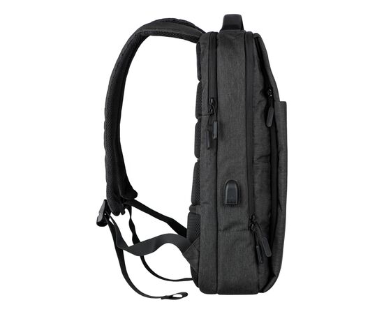 Рюкзак для ноутбука 2E 17" Melange black (2E-BPN9267BK), изображение 5 Рюкзак для ноутбука 2E 17" Melange black (2E-BPN9267BK), изображение 5