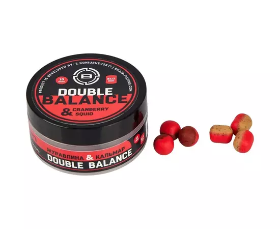 Бойл Brain Double Balance Cranberry Squid (журавлина + кальмар) 10+8х12mm (1858.21.71)