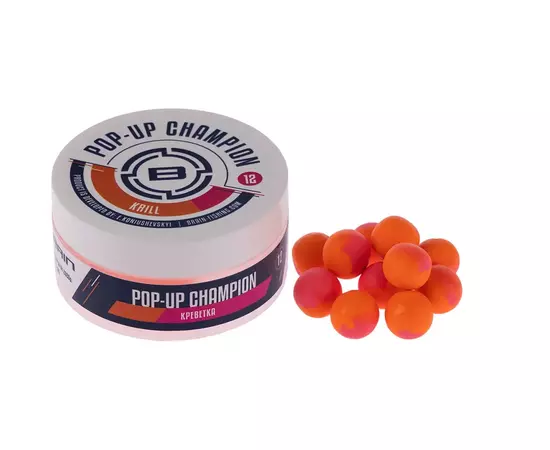 Бойл Brain Champion Pop-Up Krill (креветка) 06mm 34g (1858.81.27)