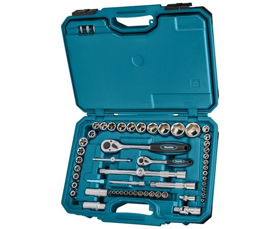 Набор инструментов Makita 221 шт, кейс (E-10883), изображение 2 Набор инструментов Makita 221 шт, кейс (E-10883), изображение 2