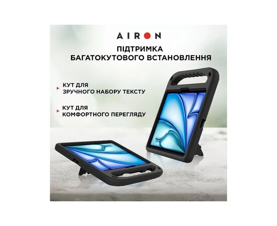 Чехол для планшета AirOn EVA Premium iPad Pro 11 / Air 11 2024 black (4822352781124), изображение 5 Чехол для планшета AirOn EVA Premium iPad Pro 11 / Air 11 2024 black (4822352781124), изображение 5