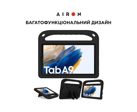 Чехол для планшета AirOn EVA Premium Samsung Galaxy Tab A9 2023 black (4822352781126), изображение 2 Чехол для планшета AirOn EVA Premium Samsung Galaxy Tab A9 2023 black (4822352781126), изображение 2
