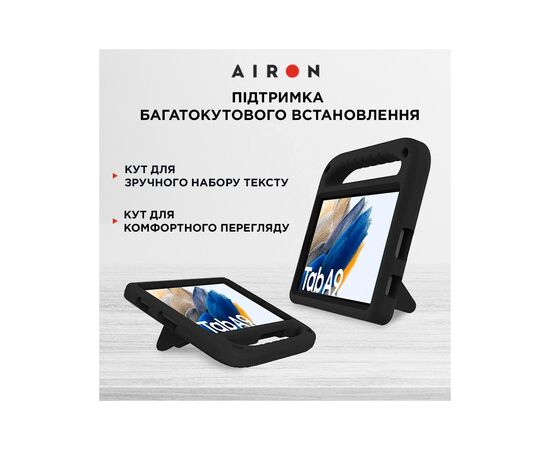 Чехол для планшета AirOn EVA Premium Samsung Galaxy Tab A9 2023 black (4822352781126), изображение 6 Чехол для планшета AirOn EVA Premium Samsung Galaxy Tab A9 2023 black (4822352781126), изображение 6