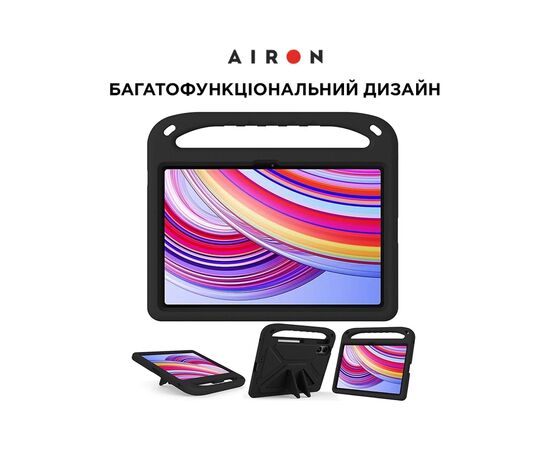 Чехол для планшета AirOn EVA Premium Xiaomi Redmi Pad Pro / Xiaomi Poco Pad 12.1" black (4822352781134), изображение 2 Чехол для планшета AirOn EVA Premium Xiaomi Redmi Pad Pro / Xiaomi Poco Pad 12.1" black (4822352781134), изображение 2