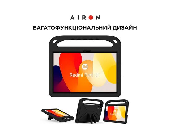 Чехол для планшета AirOn EVA Premium Xiaomi Redmi Pad SE 11" 2023 black (4822352781133), изображение 2 Чехол для планшета AirOn EVA Premium Xiaomi Redmi Pad SE 11" 2023 black (4822352781133), изображение 2