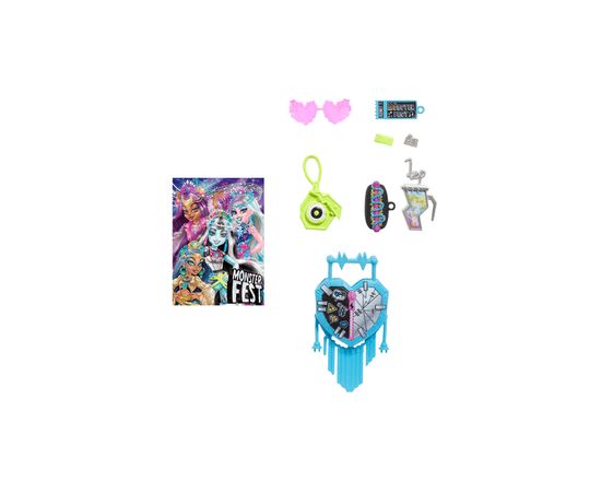 Кукла Monster High Фрэнки Монстро-фестиваль (HXH79), изображение 4 Кукла Monster High Фрэнки Монстро-фестиваль (HXH79), изображение 4