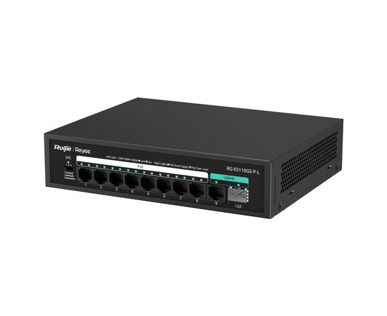Коммутатор сетевой Ruijie Networks RG-ES110GS-P-L, изображение 2 Коммутатор сетевой Ruijie Networks RG-ES110GS-P-L, изображение 2