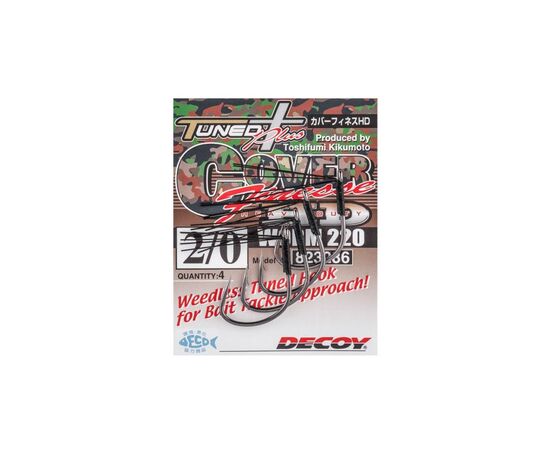 Гачок Decoy Worm220 Cover Finesse HD 1/0 (5 шт/уп) (1562.08.00), зображення 2 Гачок Decoy Worm220 Cover Finesse HD 1/0 (5 шт/уп) (1562.08.00), зображення 2