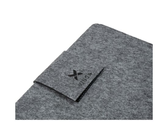 Чехол для ноутбука Vinga 14" NSF140 Gray (NSF140GY), изображение 8 Чехол для ноутбука Vinga 14" NSF140 Gray (NSF140GY), изображение 8