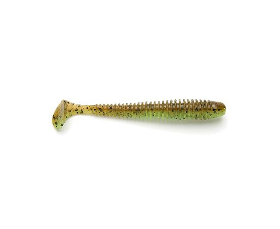 Силикон рыболовный Keitech Swing Impact 4.5" 401 Green Pumpkin / Chartreuse (1551.06.17)