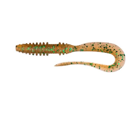 Силикон рыболовный Keitech Mad Wag Mini 3.5" (10 шт/упак) ц:ea#02 peach green flk. (1551.07.64)
