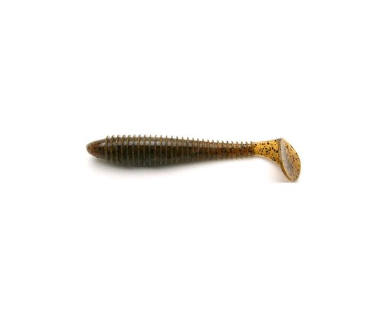 Силикон рыболовный Keitech Swing Impact FAT 3.8" (6 шт/упак) ц:101 green pumpkin pp. (1551.00.80)