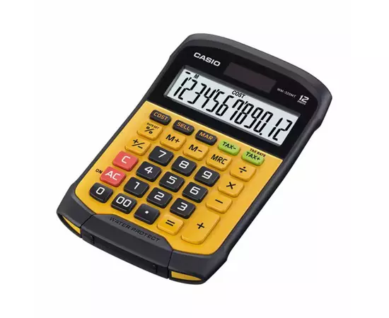 Калькулятор Casio WM-320MT-W-EC, чорно-жовтий (CALC-CAS-WM-320MT-W)