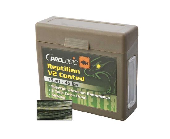 Поводковый материал Prologic Reptilian V2 15m 35lb Coated Camo Sinking (1846.01.83)