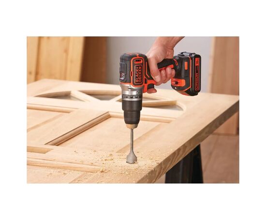 Шуруповерт Black&Decker ударный 18 В, 52 Нм (без АКБ та ЗУ) (BL188N), изображение 4 Шуруповерт Black&Decker ударный 18 В, 52 Нм (без АКБ та ЗУ) (BL188N), изображение 4