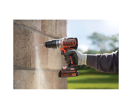 Шуруповерт Black&Decker ударный 18 В, 52 Нм (без АКБ та ЗУ) (BL188N), изображение 6 Шуруповерт Black&Decker ударный 18 В, 52 Нм (без АКБ та ЗУ) (BL188N), изображение 6