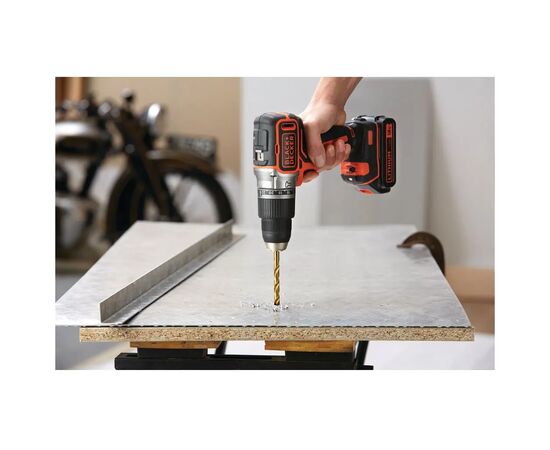 Шуруповерт Black&Decker ударный 18 В, 52 Нм (без АКБ та ЗУ) (BL188N), изображение 7 Шуруповерт Black&Decker ударный 18 В, 52 Нм (без АКБ та ЗУ) (BL188N), изображение 7