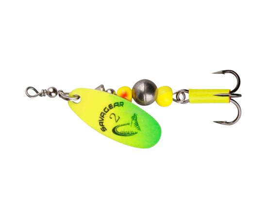 Блесна Savage Gear Caviar Spinner #2 6.0g 07-Fluo Yellow/Chartreuse (1854.07.79)