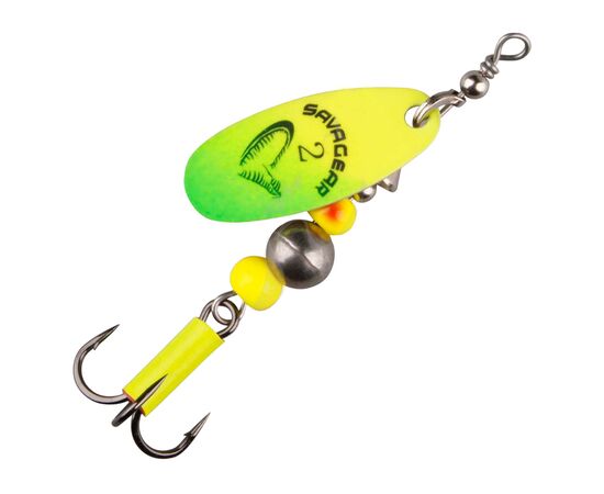 Блешня Savage Gear Caviar Spinner #4 18.0g 07-Fluo Yellow/Chartreuse (1854.05.66)